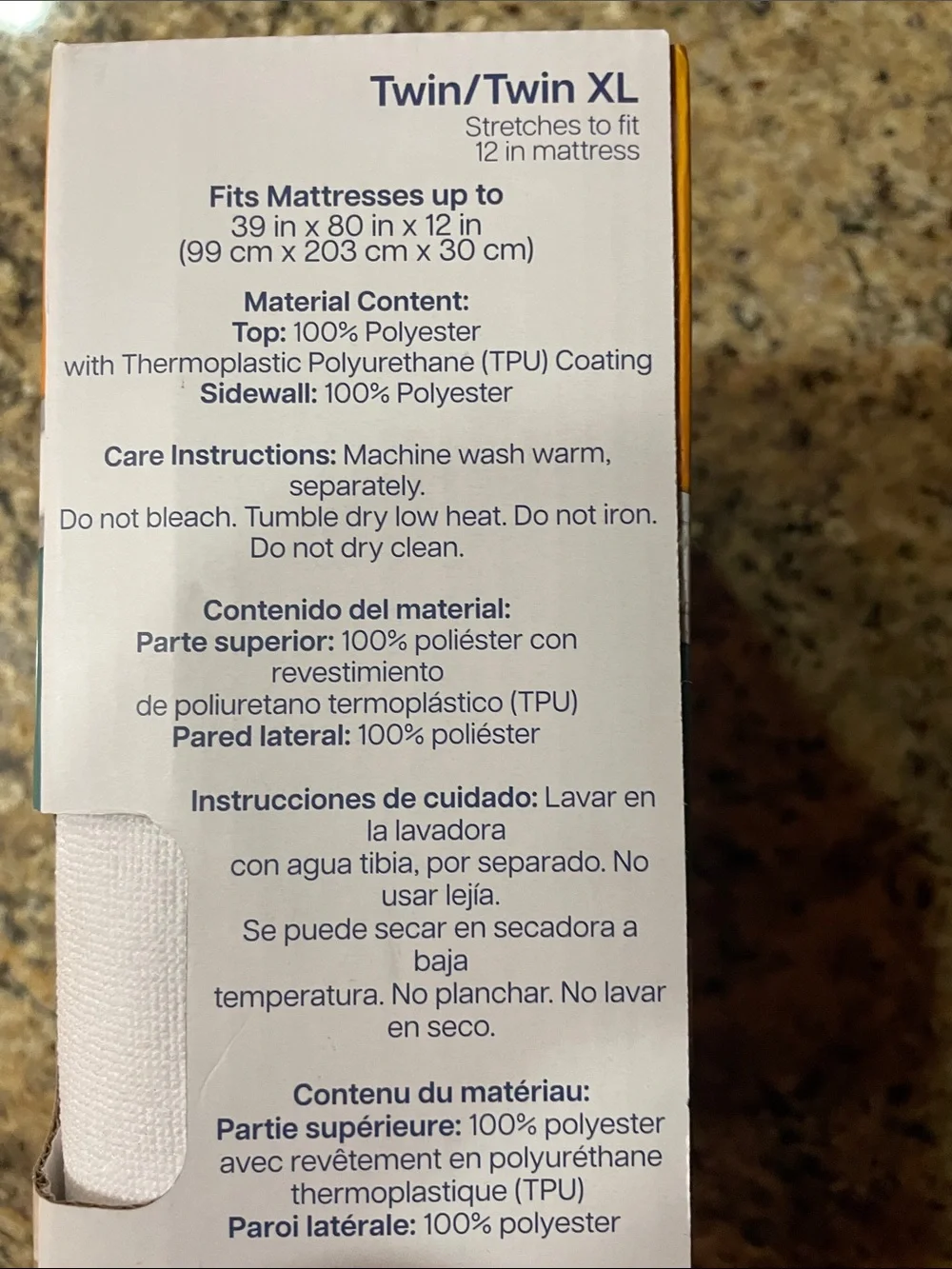Arm & Hammer Soft Terry Mattress Protector - White (Twin/Twin XL)